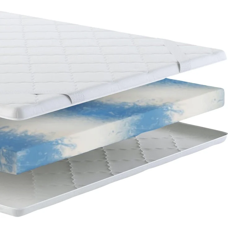 Gelschaum Topper 210x180x6cm 212g Bezug – Bild 4