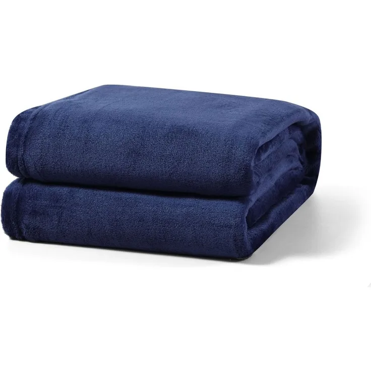 Wohndecke kuschelig warm, 2er Pack 150x200, Leonado Vicenti, Kuscheldecke flauschig weich, Einfarbig,2er Set