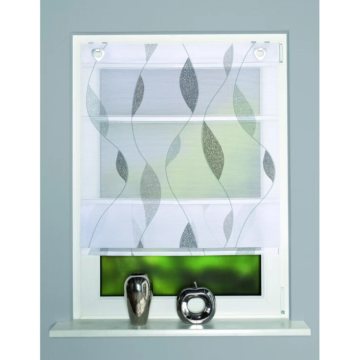 Magnetrollo Bambus Paolo stein 130x45 cm – Bild 1