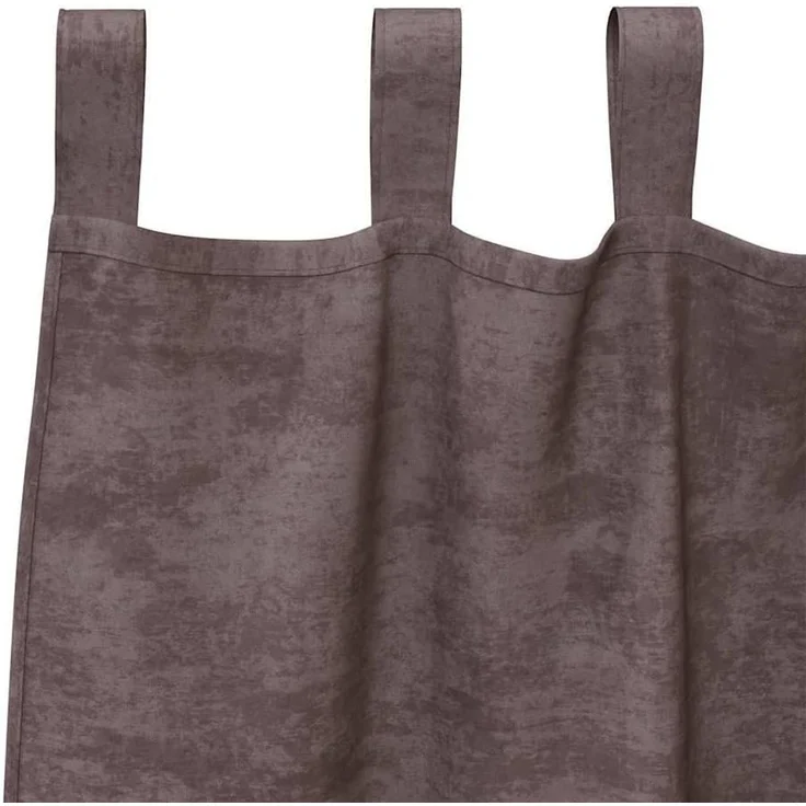 vidaXL Samtvorhänge 2 stk. Braun 245 x 140 cm Samt 4107731 – Bild 8