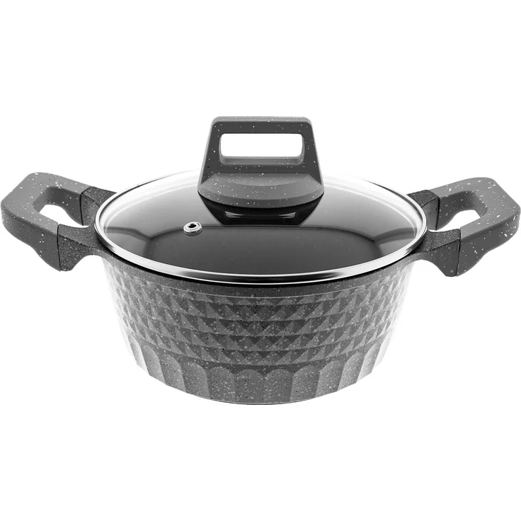 Almina Kochtöpfe in Grau Aluminium-Druckguss mit Antihaftbeschichtung 2,4L – Bild 1