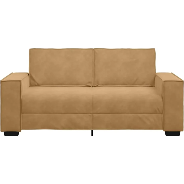 vidaXL 2-Sitzer-Sofa Braun 180x78x84 cm Samt 4105027 – Bild 3