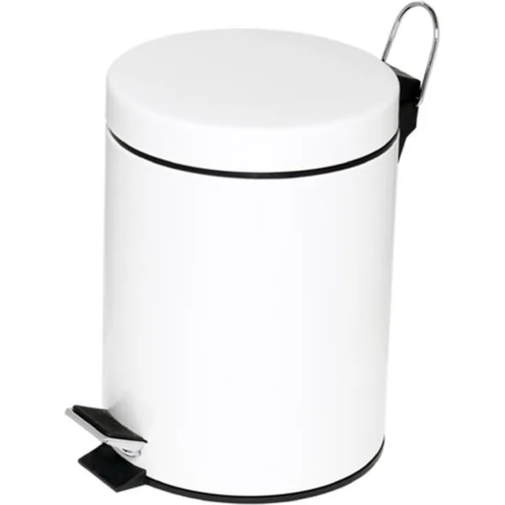 Alco Tretabfalleimer 5 Liter weiß