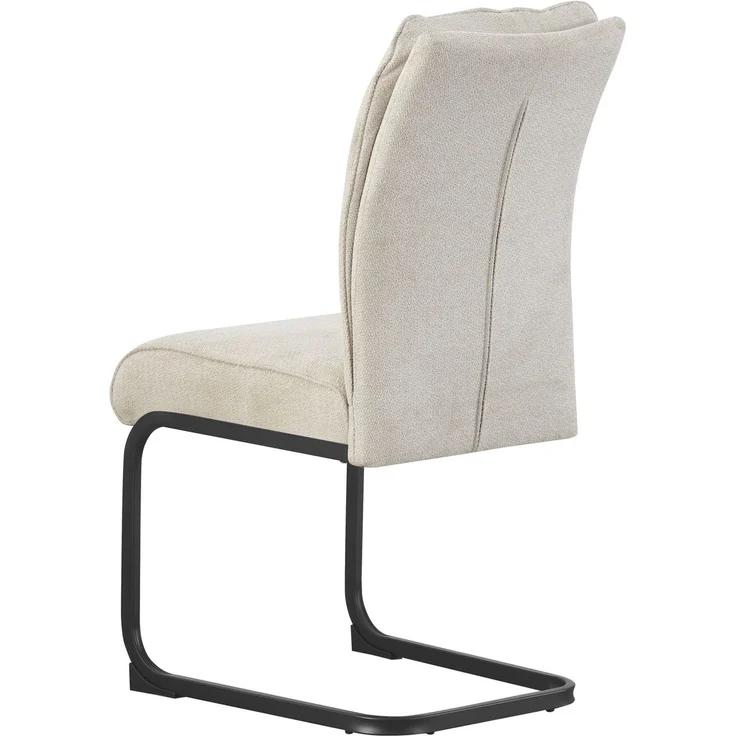 Schwinger-Stuhl 2er Set Rom Stühle in Creme - gemütliches Design - B/H/T: 47x94x61 cm – Bild 7