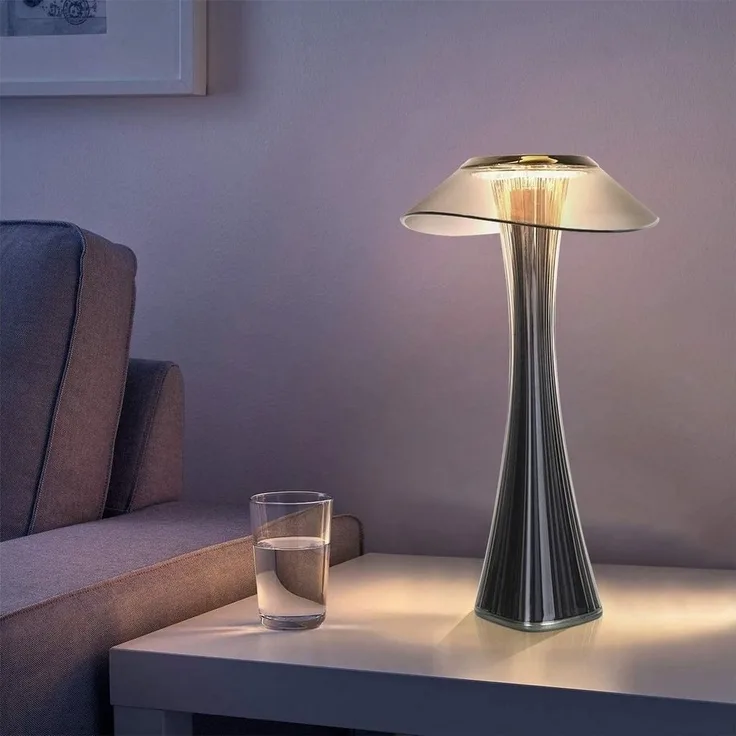 Nettlife LED Nachttischlampe Nachttisch Lichtsteuerung Touch Roségold, LED fest integriert, Kaltweiß, Neutralweiß, Warmweiß