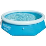 Bestway Fast Set Aufblasbarer Swimmingpool Rund 244x66 cm
