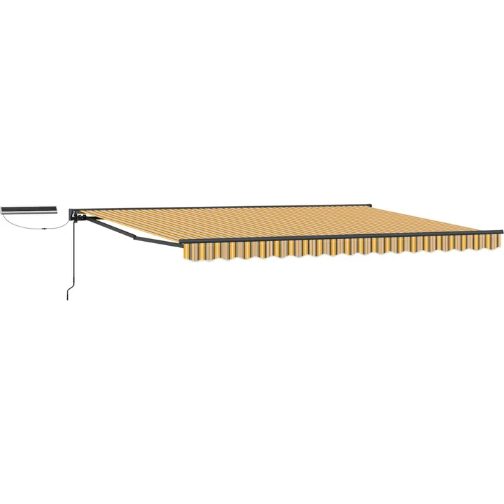 vidaXL Elektrische ausziehbare Markise 4,5x3,5 m 3422103 – Bild 2