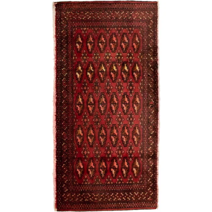 Turkaman Teppich 130 x 60 cm - rot – Bild 1