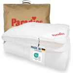 Paradies Kunstfaserbettdecke Prima Bio, Füllung: 100% Polyester, Bezug: 100% Baumwolle kbA, 4 Jahreszeiten Bettdecke anpassbar und ideal für jedes Wetter