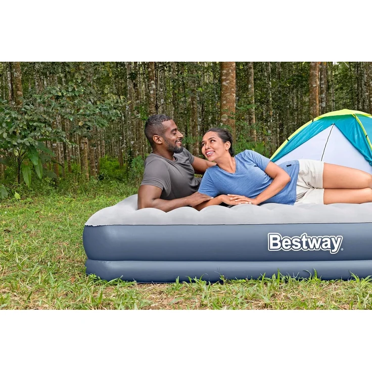 TriTech® Doppelluftbett mit mobiler, akkubetriebener Elektropumpe 203 x 152 x 36 cm – Bild 5