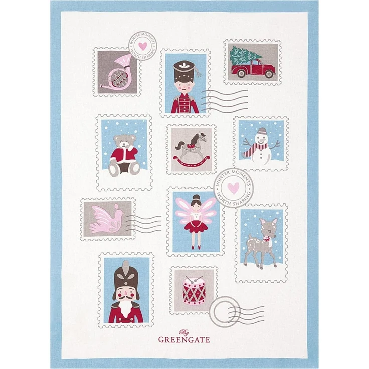 Greengate Geschirrtuch Xmas letter Geschirrtuch bedruckt 70x50cm – Bild 5
