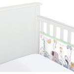 BreathableBaby Atmungsaktives Netzfutter für Babybett, klassische Kollektion, Regenwald, passend für Kinderbetten mit festem Ende, stoßfest
