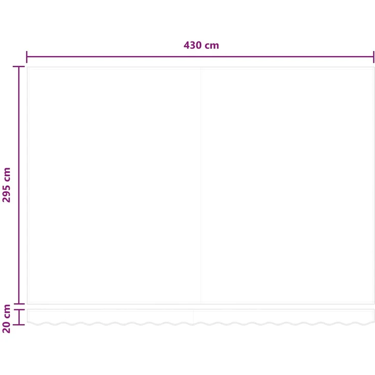 vidaXL Manueller Markisenrahmen mit LEDs, Taupe, 4,5 × 3 m – Bild 11
