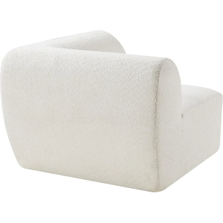 Sofa-Modul Hurvas Eckelement Bouclé Cremeweiß [en. casa] – Bild 8