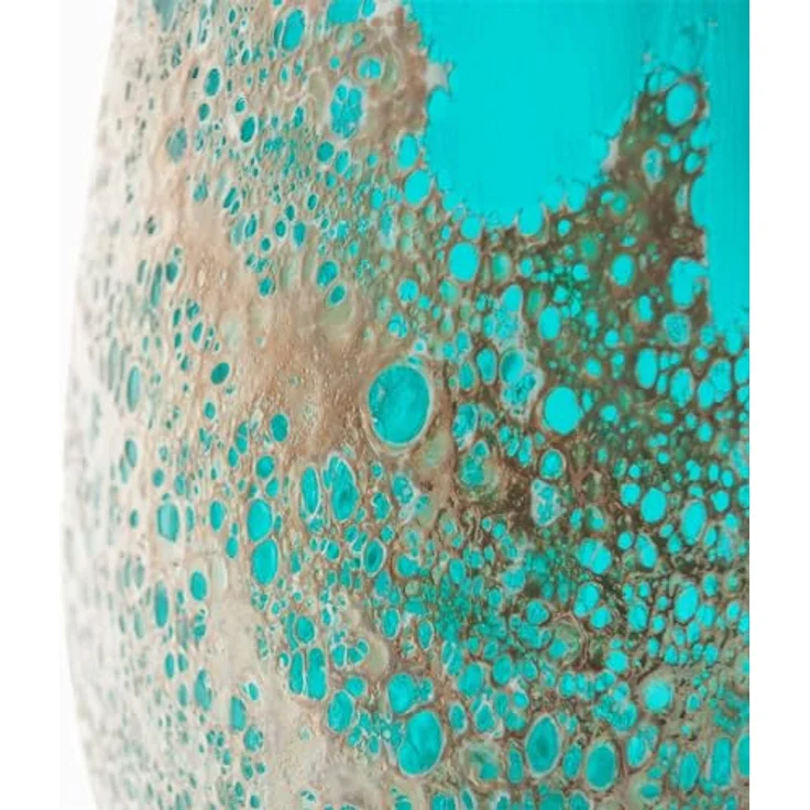 NTK-Collection Vase Ocean XXL, Türkis/Gold Dekovase Tischvase mit 20,8 cm Breite – Bild 4