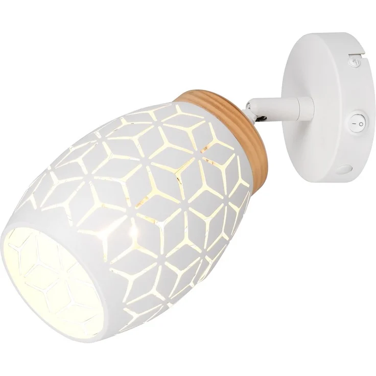Trio Wandlampe 1er Spot Spot Bidar Ø 12 x 27 cm weiß matt – Bild 2