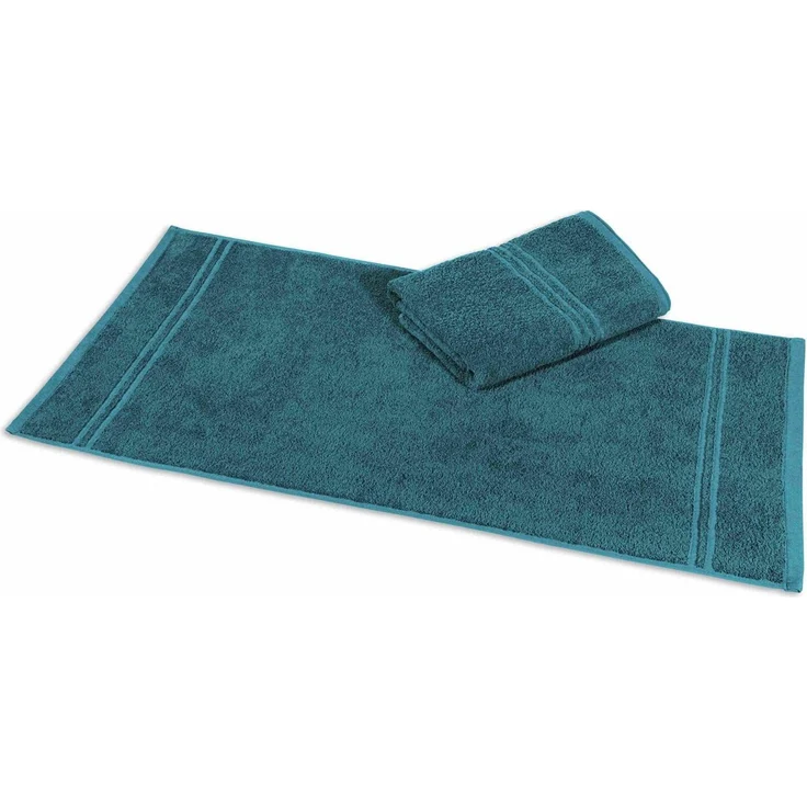 aurora Objektwäsche Badetücher Gästetuch Rio 30x50cm - 450 g/m² petrol, 100%BW – Bild 2