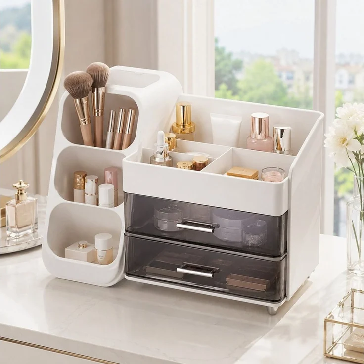 Best for Home Make-Up Organizer Make up Kosmetik Organizer mit Schubladen – Bild 1