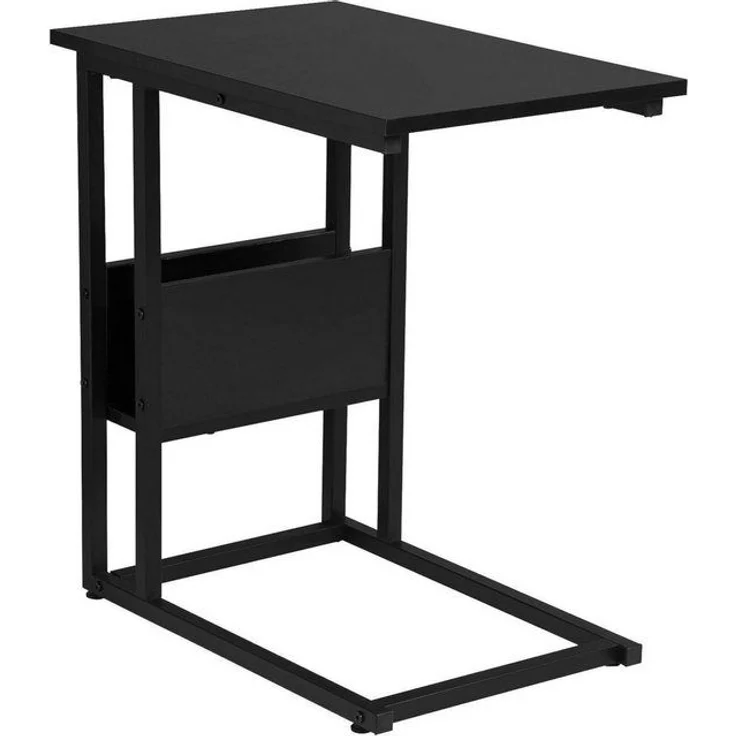 Woltu Beistelltisch (1-St), Kaffeetisch Couchtisch Sofatisch aus Metall MDF – Bild 4