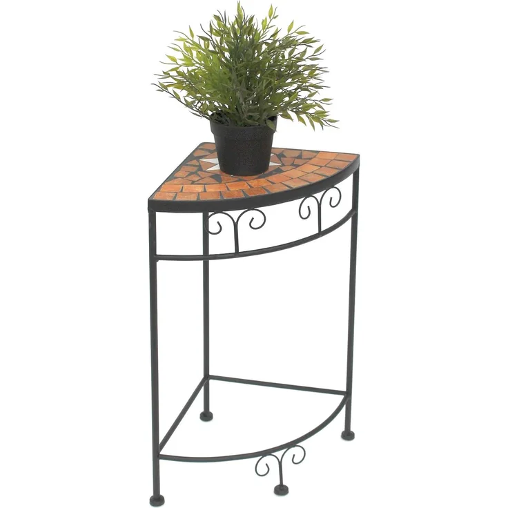 Blumenhocker Merano Mosaik 12013 Blumenständer 52cm Hocker Eckregal Tisch