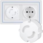 tao pipe 20 Stück Steckdosen Kindersicherung, Steckdosenschutz zum Stecken, Steckdose Kindersicherung, Babysicherung Steckdose, Steckdosensicherung