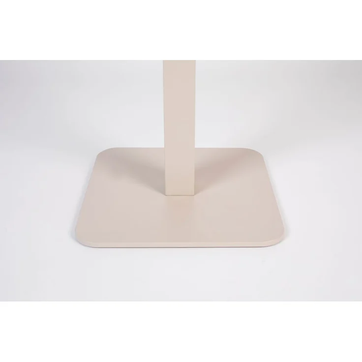 Zuiver Bistrotisch Vondel 71x71 cm Clay, Gartentisch aus Aluminium Weiß – Bild 6