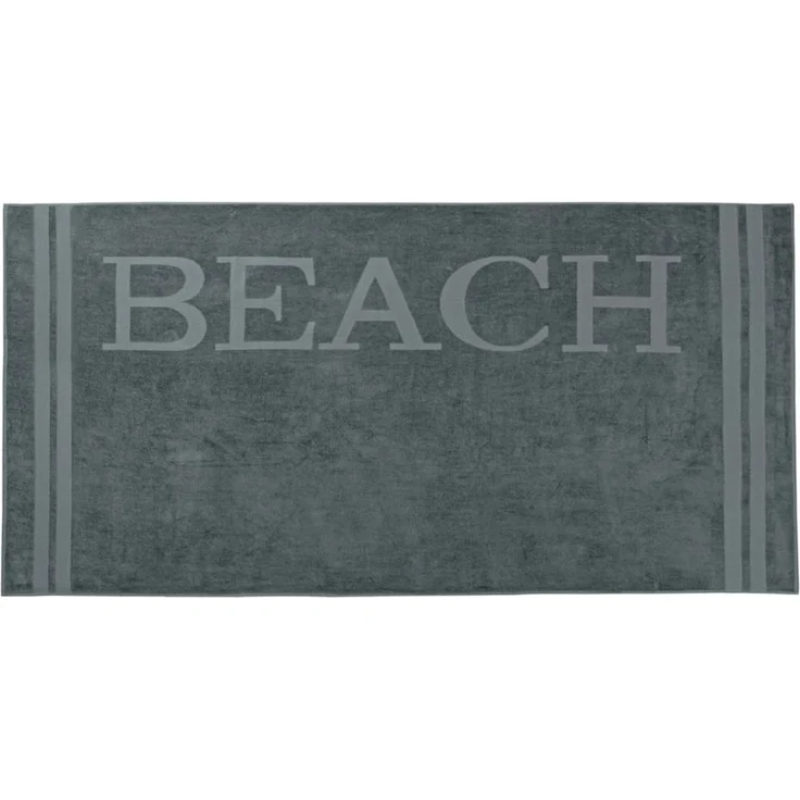 ZOLLNER Strandtuch, Mikrofaser (1-St), 100 x 200 cm, 100% Baumwolle – Bild 1