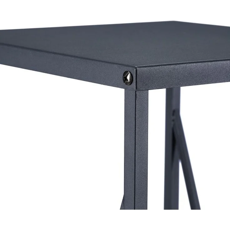 Relaxdays Graues Kaminholzregal aus Metall – Bild 7