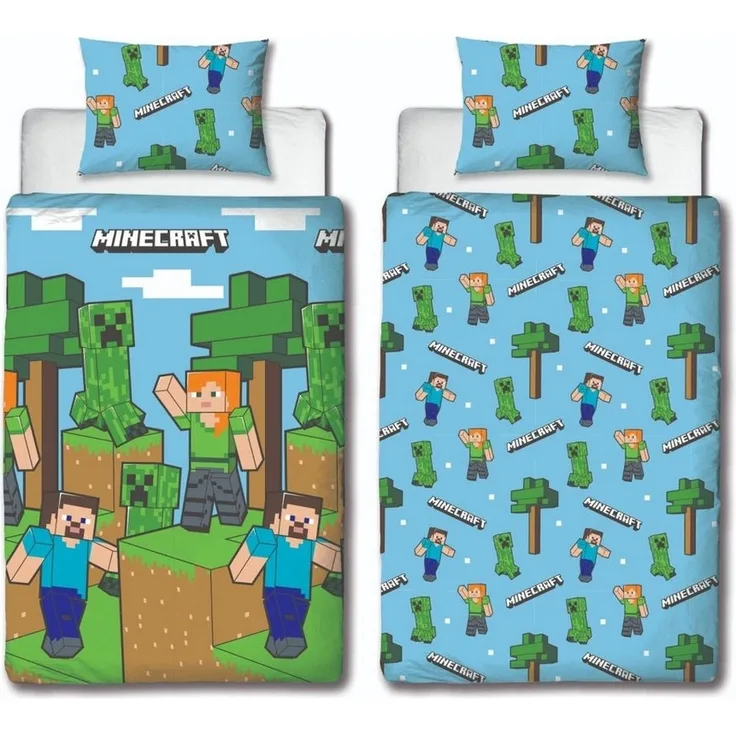 Minecraft Bettwäsche / Bettbezug "Episch" 140 x 200cm