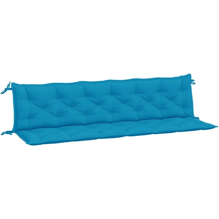 vidaXL Gartenbank-Auflagen 2 Stk. Hellblau 200x50x7 cm Oxford-Gewebe 361739 – Bild 1