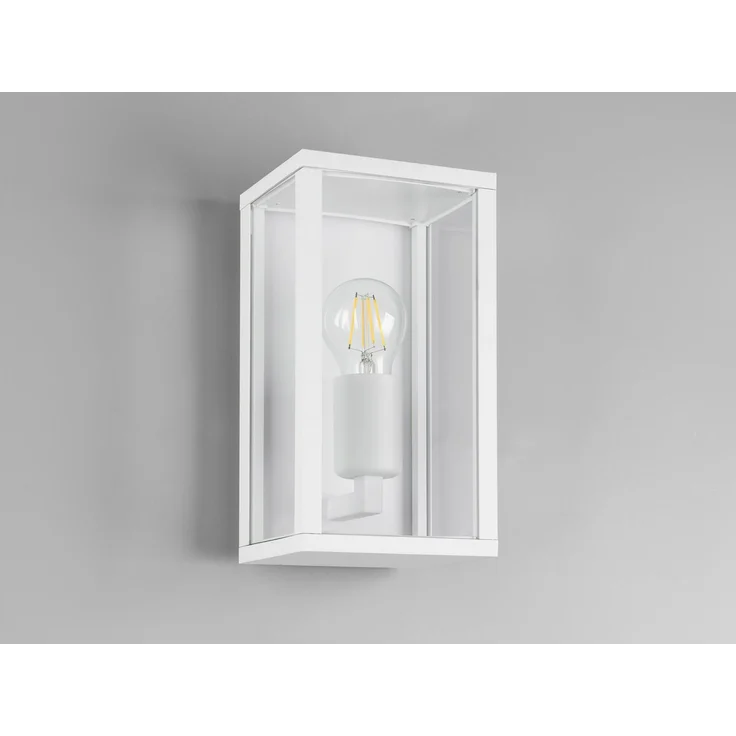 Trio Leuchten Außen Wandleuchte Garonne 201860131, Aluminium Druckguss weiß matt, Glas, exkl. 1x E27 – Bild 8