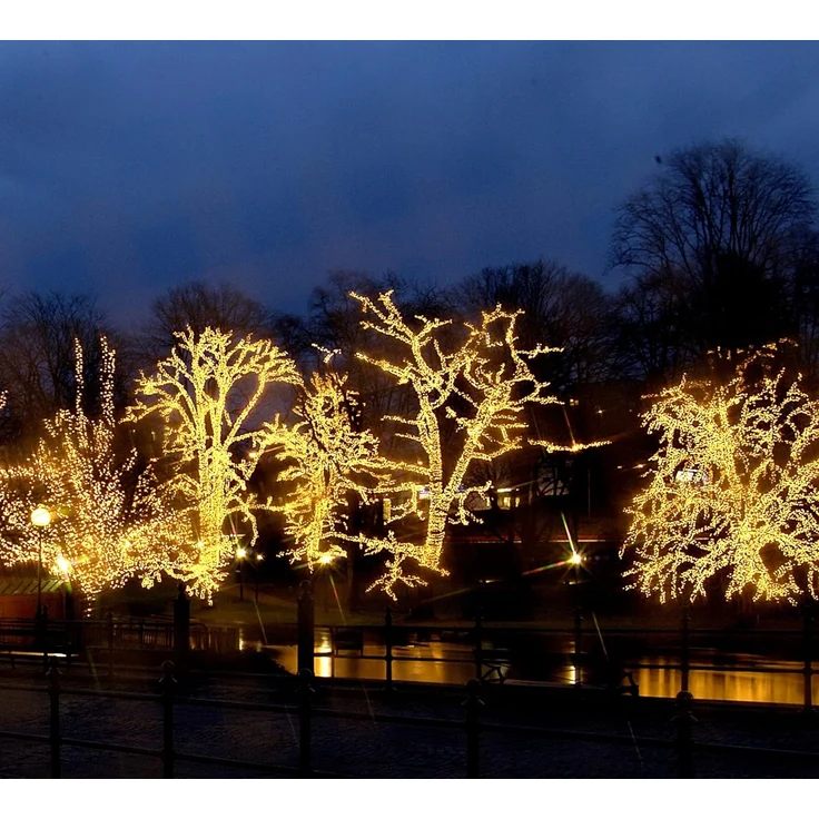 System LED "LED Eisregen-Lichterkette 1x2m" 102 LED´s, warmweiß, IP44 – Bild 4