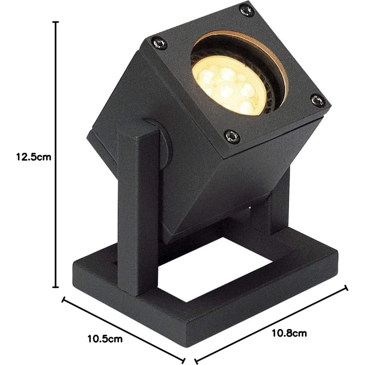 SLV No. 132835 CUBIX I Bodenleuchte GU10 ESL max. 25W – Bild 7