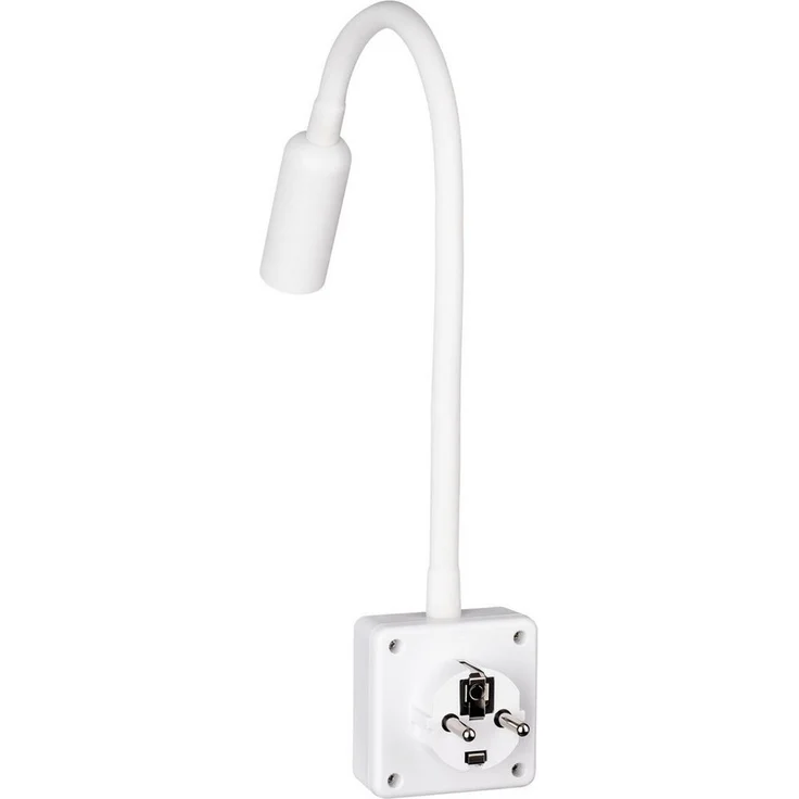 SEBSON LED Steckdosenleuchte LED Steckdosenlampe dimmbar und flexibel - 4W 230lm neutralweiß, LED fest integriert, neutralweiß – Bild 3