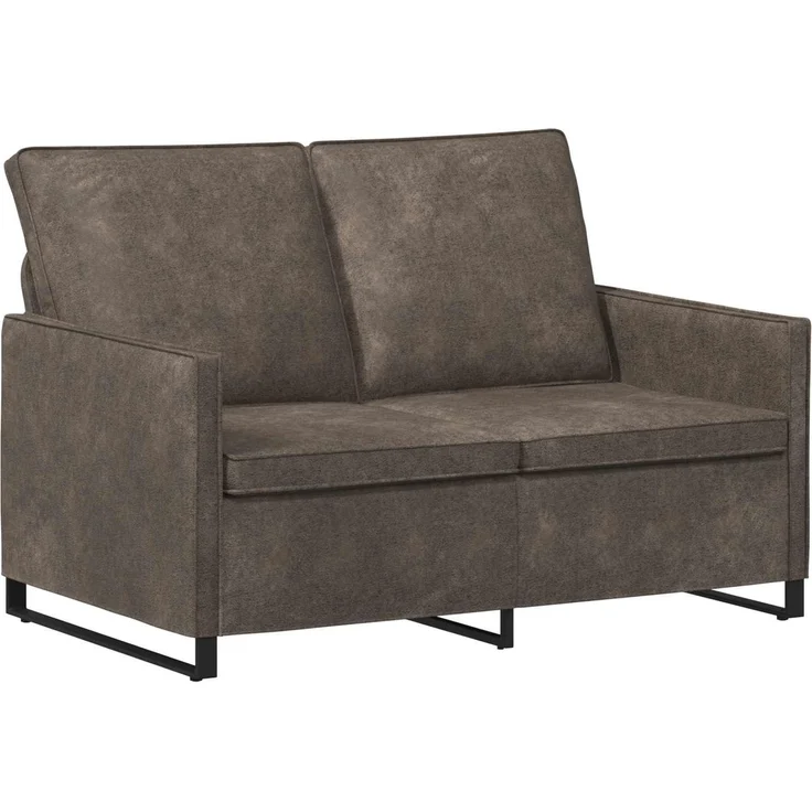 vidaXL Sofa-Set 2 pcs Dunkelgrau Kunstwildleder 3433120 – Bild 3