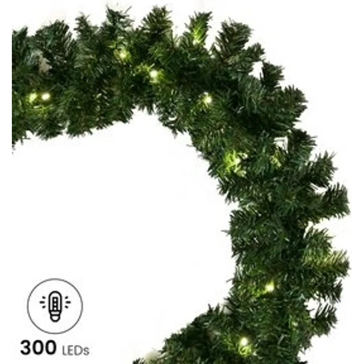 Gartenpirat LED-Girlande Künstliche Tannengirlande Türgirlande LED Weihnachtsgirlande Girlande, Energieeffizient – Bild 6