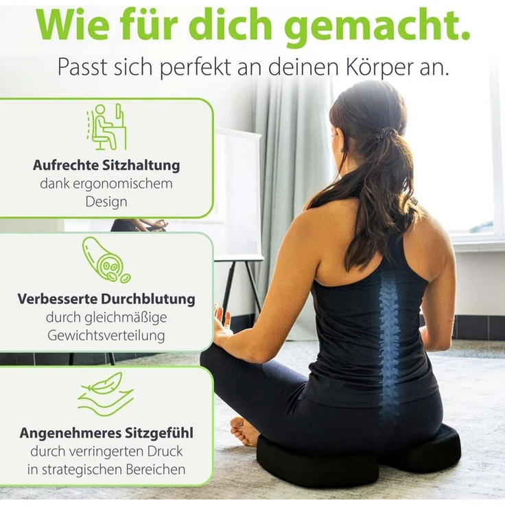 feela Sitzkissen 202 101, Orthopädisches Sitzkissen – Bild 2