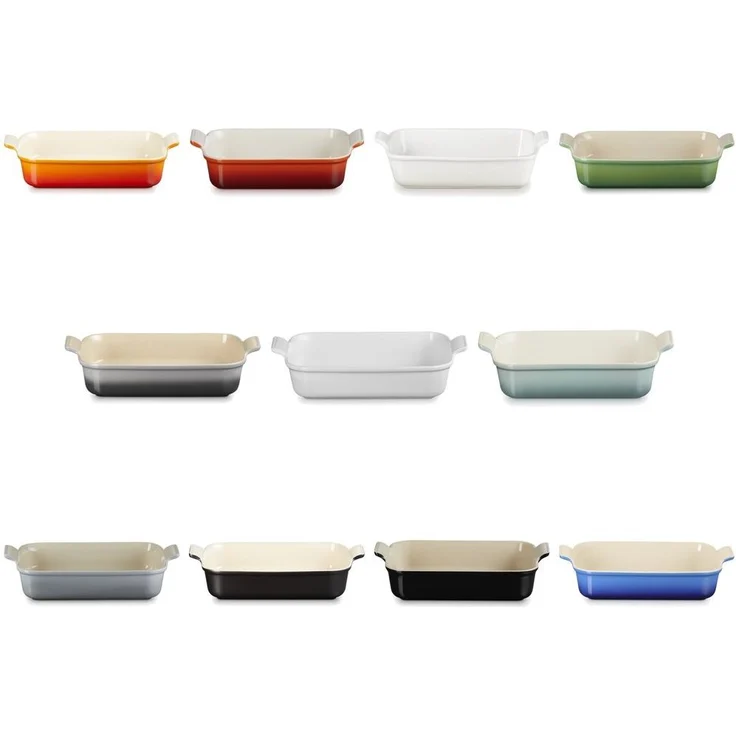 LeCreuset Auflaufform rechteckig 32cm Tradition | Auswahl Mist Grey : Mist Grey – Bild 7