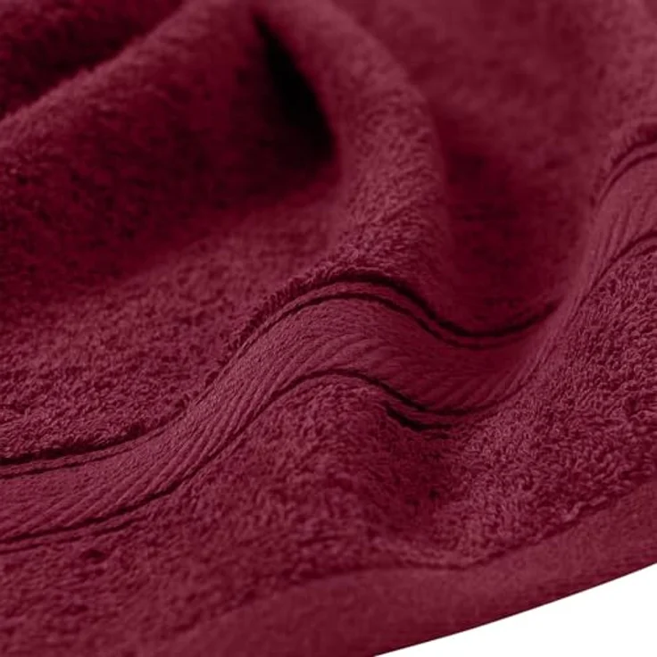 BettwarenShop Handtuch Serie Essential|Badetuch 100x150 cm| bordeaux – Bild 6