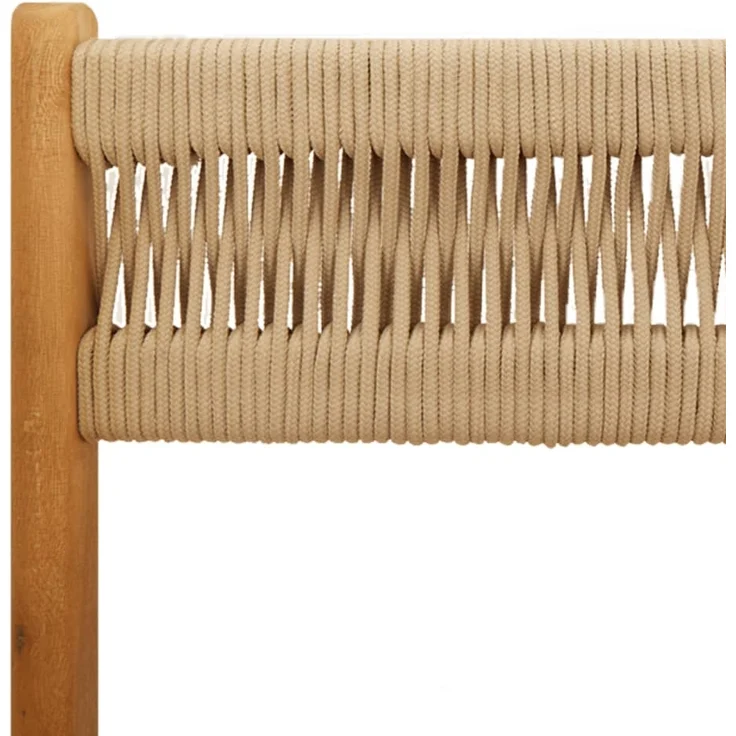 vidaXL Gartenstühle 8 Stk. Klappbar Beige Massivholz Akazie 3214609 – Bild 8