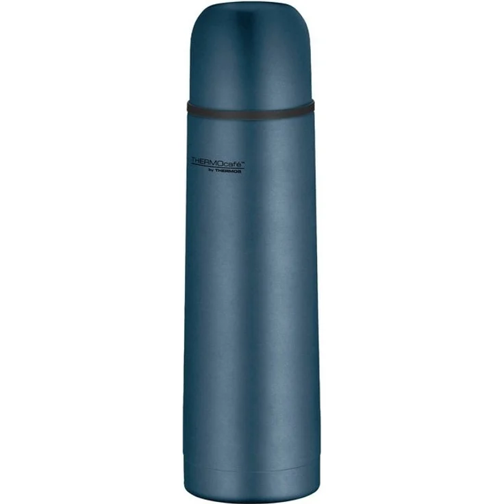THERMOcafé by THERMOS TC BEVERAGE BOTTLE night blue mat 0,50l, Thermosflasche mit Becher aus Edelstahl, 12h heiß & 24h kalt, Auslaufsicher, für Schule, Unterwegs & Büro – Bild 2