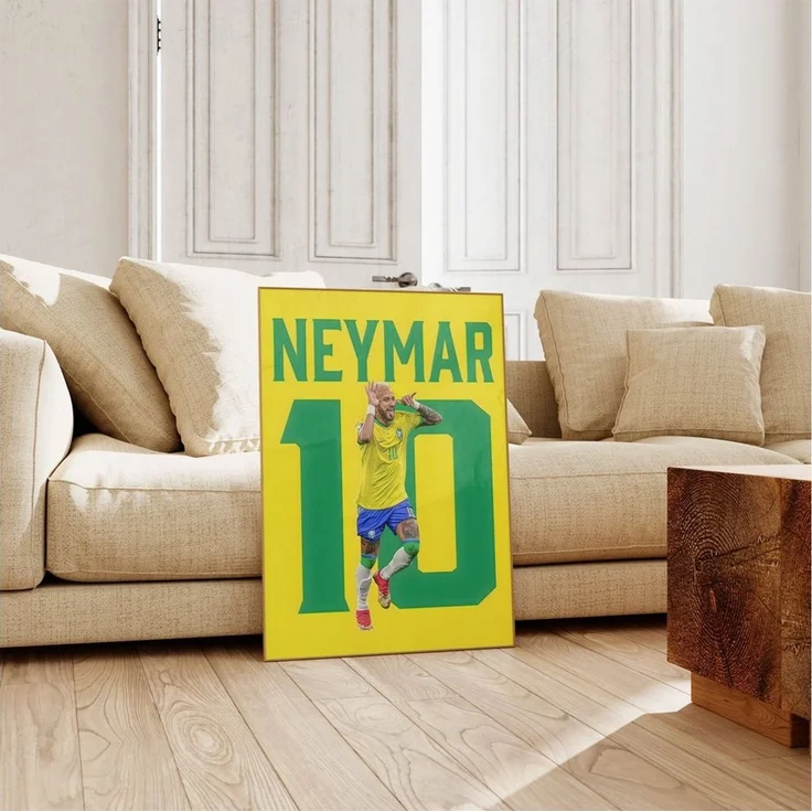 JUSTGOODMOOD Poster Premium ® Neymar Junior Brasilien · Fußball · ohne Rahmen – Bild 4
