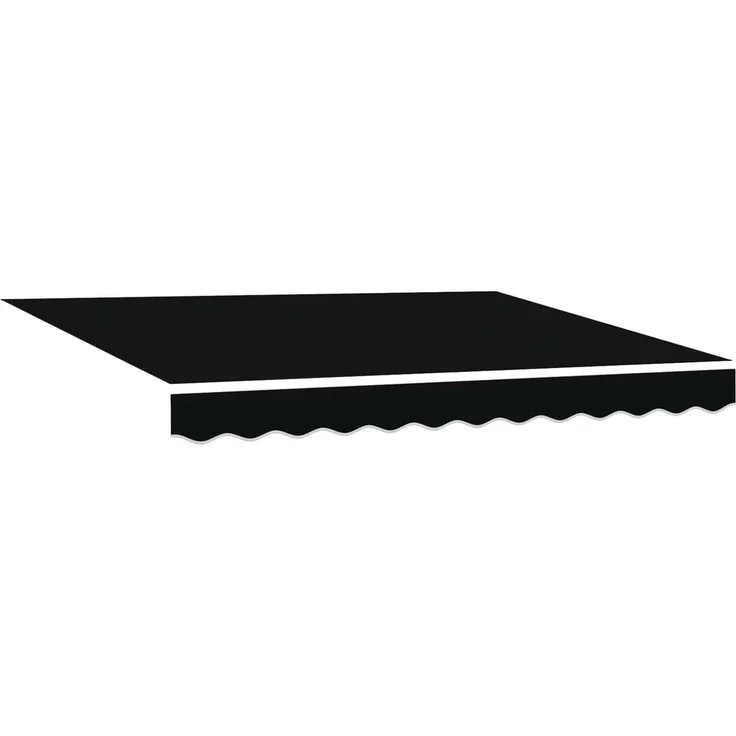 vidaXL Markisenrahmen Schwarz 300 x 250 cm 3330050 – Bild 3