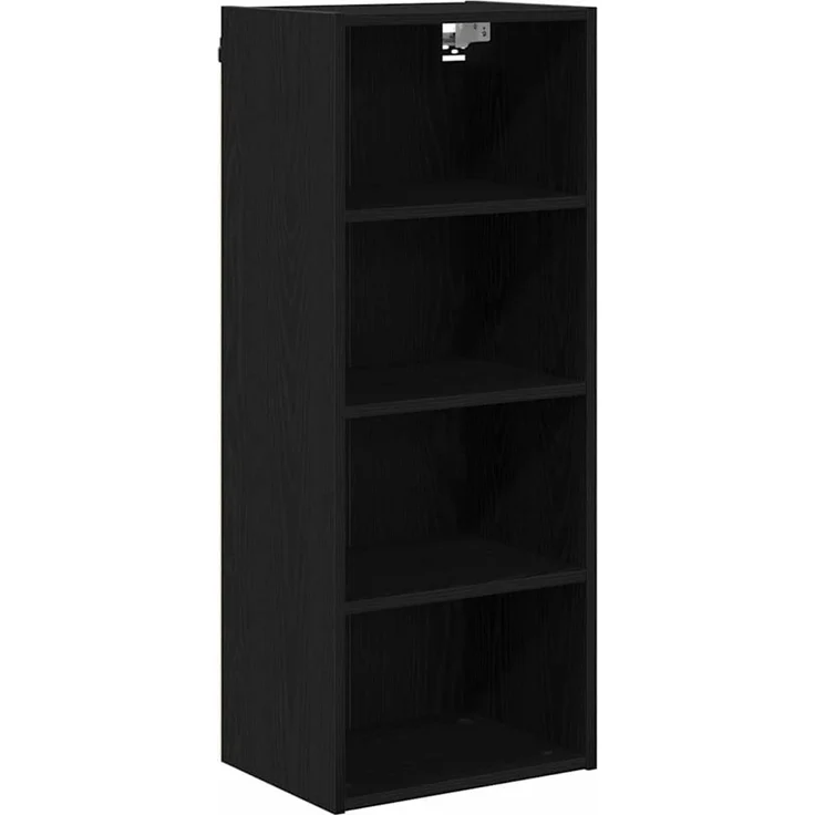 Küchen-Hängeschrank, Wandschrank Schwarz Eichen-Optik 40 x 29,5 x 100 cm – Bild 2