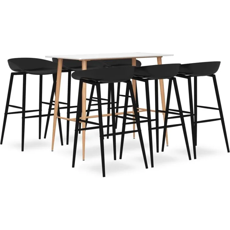 7-tlg. Bar-Set Weiß und Schwarz [3057451]