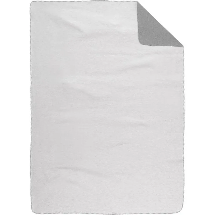 biberna Melange Wohndecke 1 x 150 x 200 cm UNI, kitt, 1 x 150 x 200 cm, grau