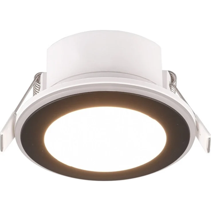 LED Einbaustrahler ARGUS Schwarz mit Fernbedienung dimmbar & RGBW, Ø 8cm – Bild 2