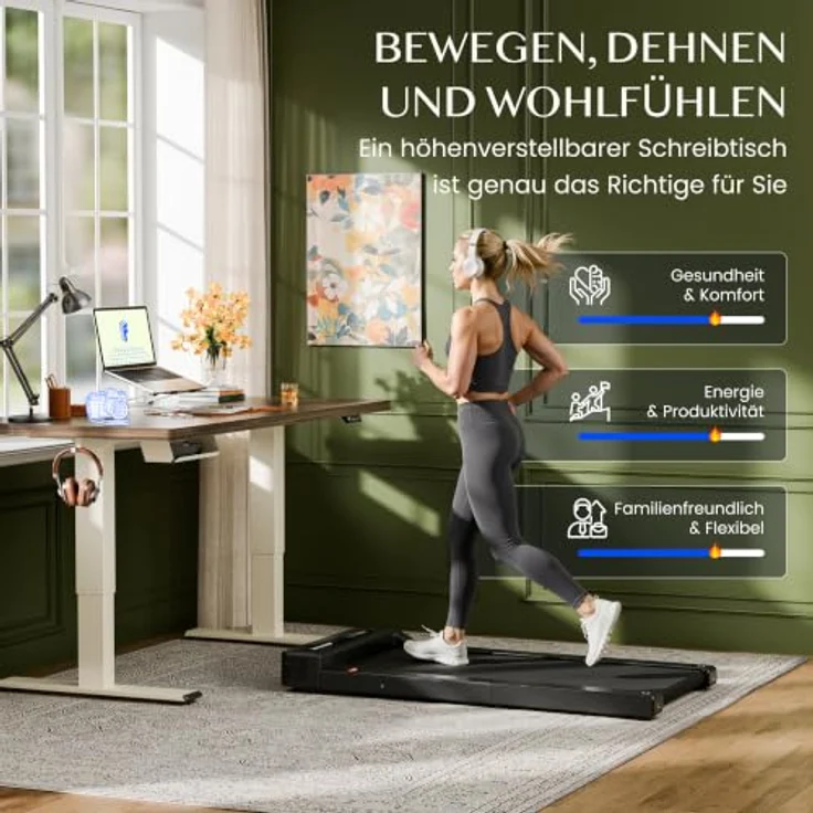 FLEXISPOT Höhenverstellbarer Schreibtisch Gestell E1 PRO mit Doppelmotor | Elektrische Tischbeine höhenverstellbar mit Kabelmanagement & 2 Haken,LED-Höhenanzeige&4 Speicherplätzen fürs Büro&Homeoffice – Bild 13