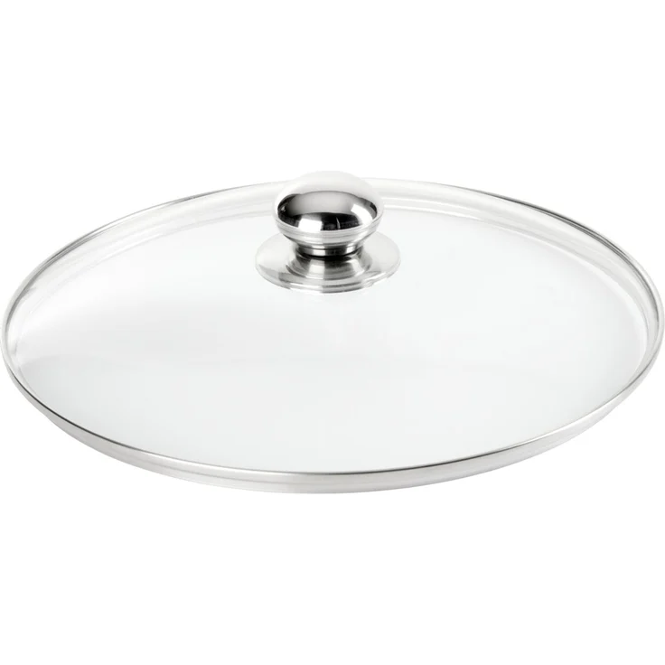 Homeware Glasdeckel, Glas klar, 24 cm, spülmaschinengeeignet
