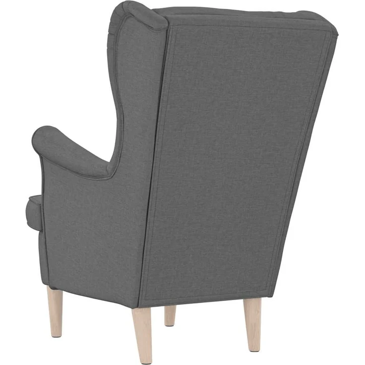 Sessel wohnzimmer, Relaxsessel Dunkelgrau 74x84x100 cm Stoff – Bild 6